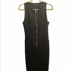 Sleeveless black dress size medium